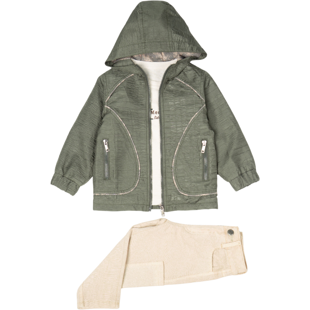 26048 toptan 6/9 yaş arası erkek çocuklar için üç parça mevsimlik takım elbise