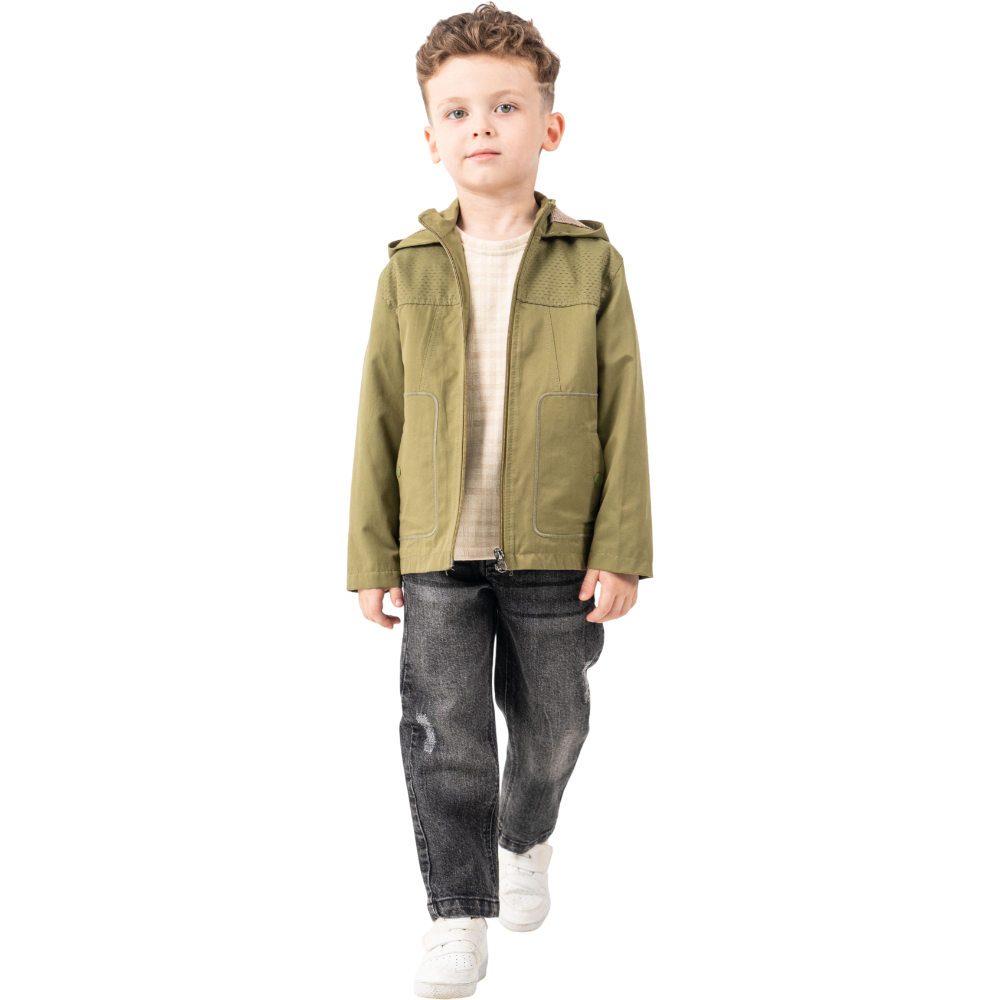 26093 toptan 2/5 yaş arası erkek çocuklar için kot pantolonlu üç parça mevsimlik takım elbise