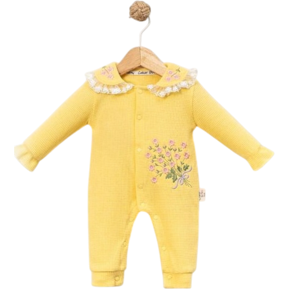 8027 toptan 6/18 aylık kız bebekler için mevsimlik tulumlar