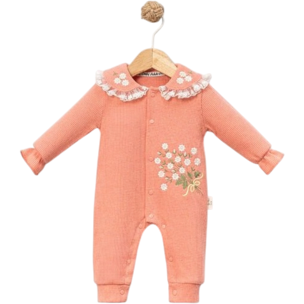 8027 toptan 6/18 aylık kız bebekler için mevsimlik tulumlar