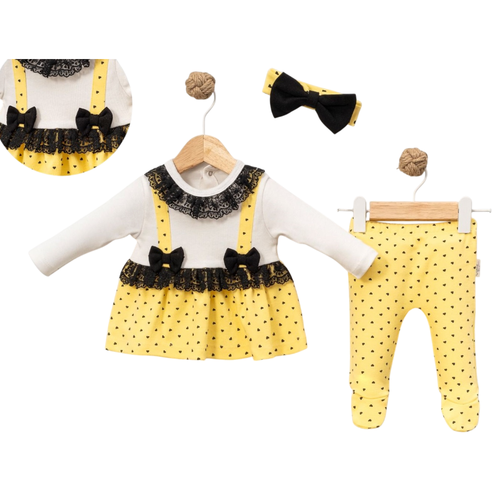 8059 TAKIM 3-6 AY SİYAH DANTELLİ