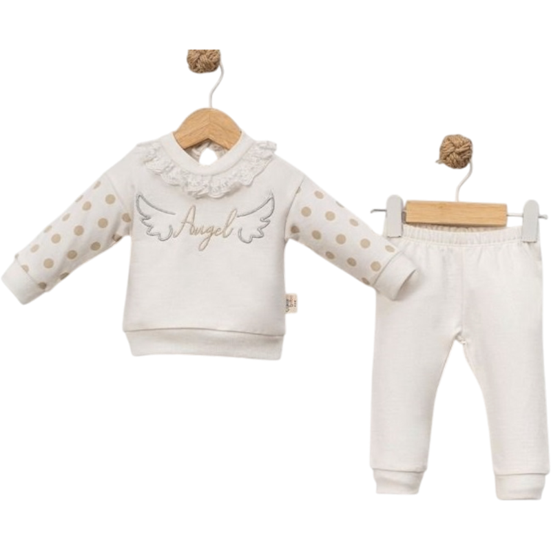 8010 toptan 6/18 ay boyunca kız bebekler için mevsimlik ikili takım elbise