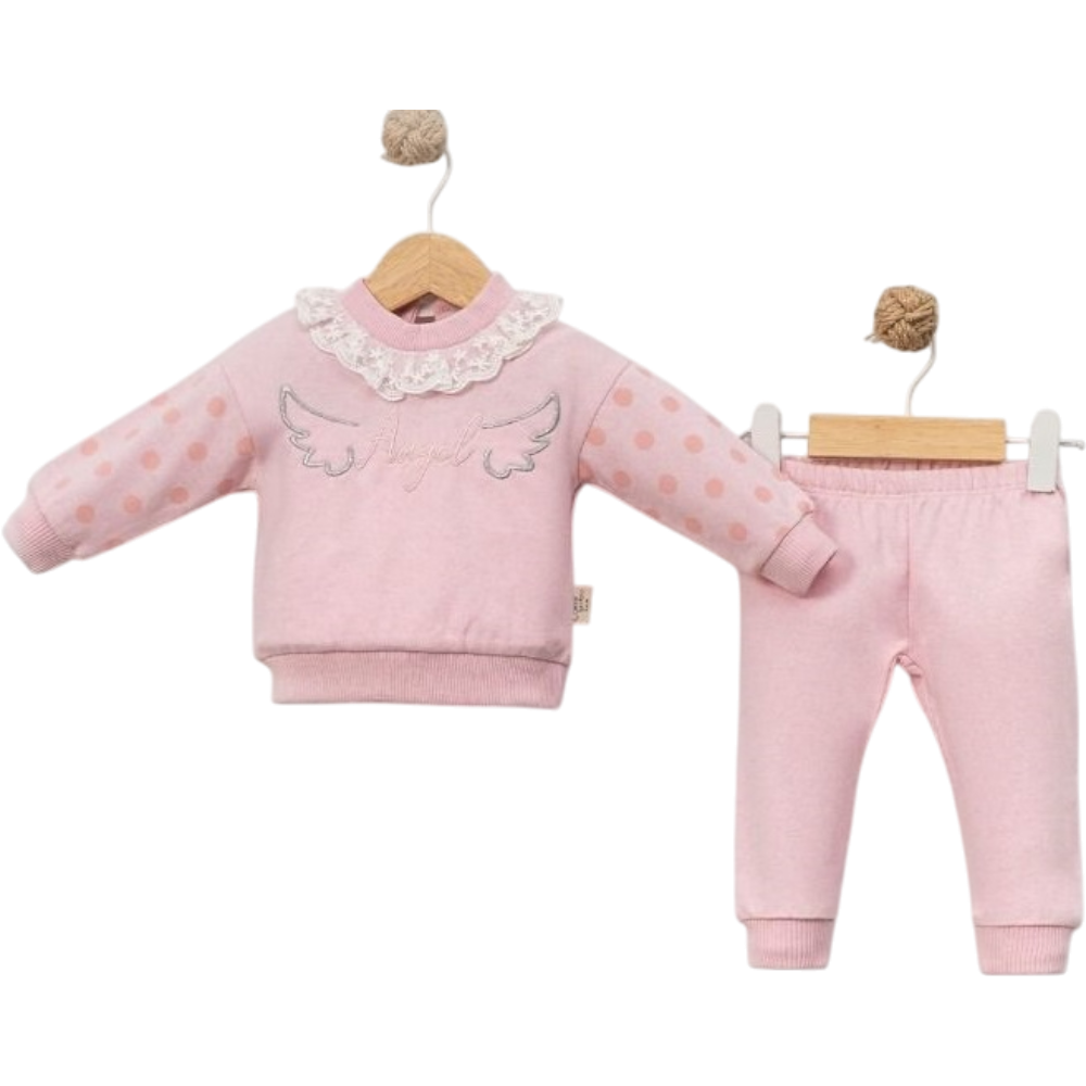 8010 toptan 6/18 ay boyunca kız bebekler için mevsimlik ikili takım elbise