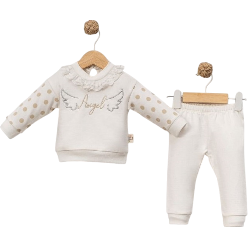 8010 toptan 6/18 ay boyunca kız bebekler için mevsimlik ikili takım elbise