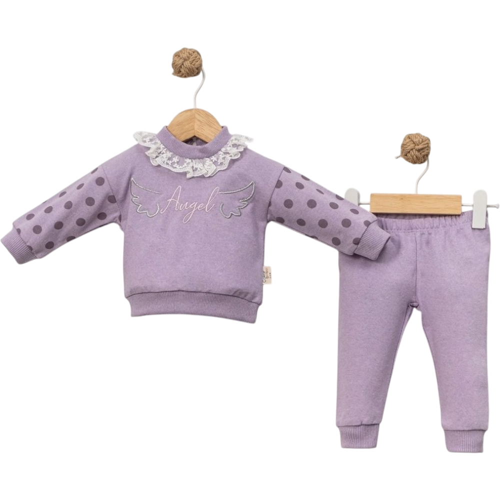 8010 toptan 6/18 ay boyunca kız bebekler için mevsimlik ikili takım elbise