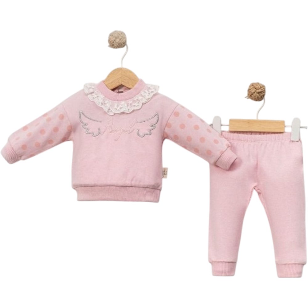 8010 toptan 6/18 ay boyunca kız bebekler için mevsimlik ikili takım elbise