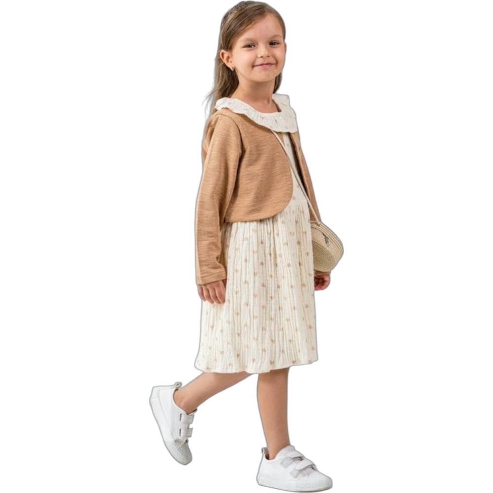 7270 children's demi-season dresses with bolero wholesale for girls aged 6-9