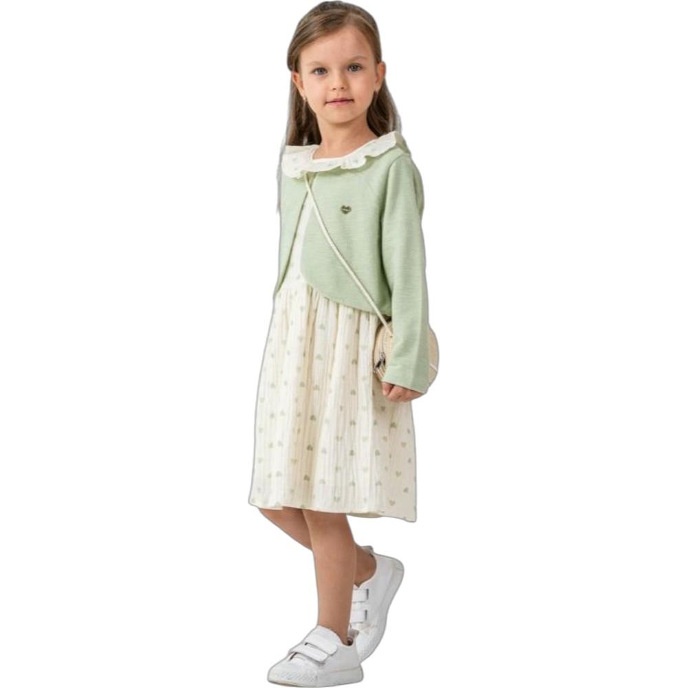 7270 children's demi-season dresses with bolero wholesale for girls aged 6-9