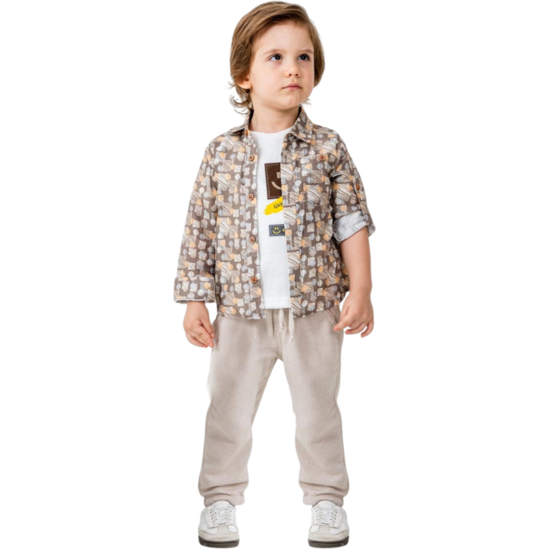 7210 toptan 1/4 yaş erkek çocuklar için mevsimlik şık üçlüsü takım elbise