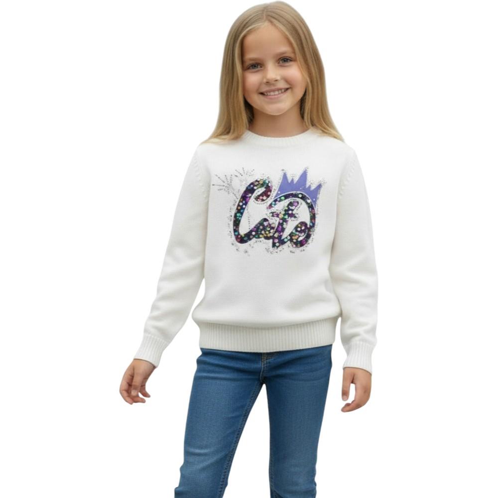 оптом детские демисезонные вязаные кофты для девочек на 5-10 лет