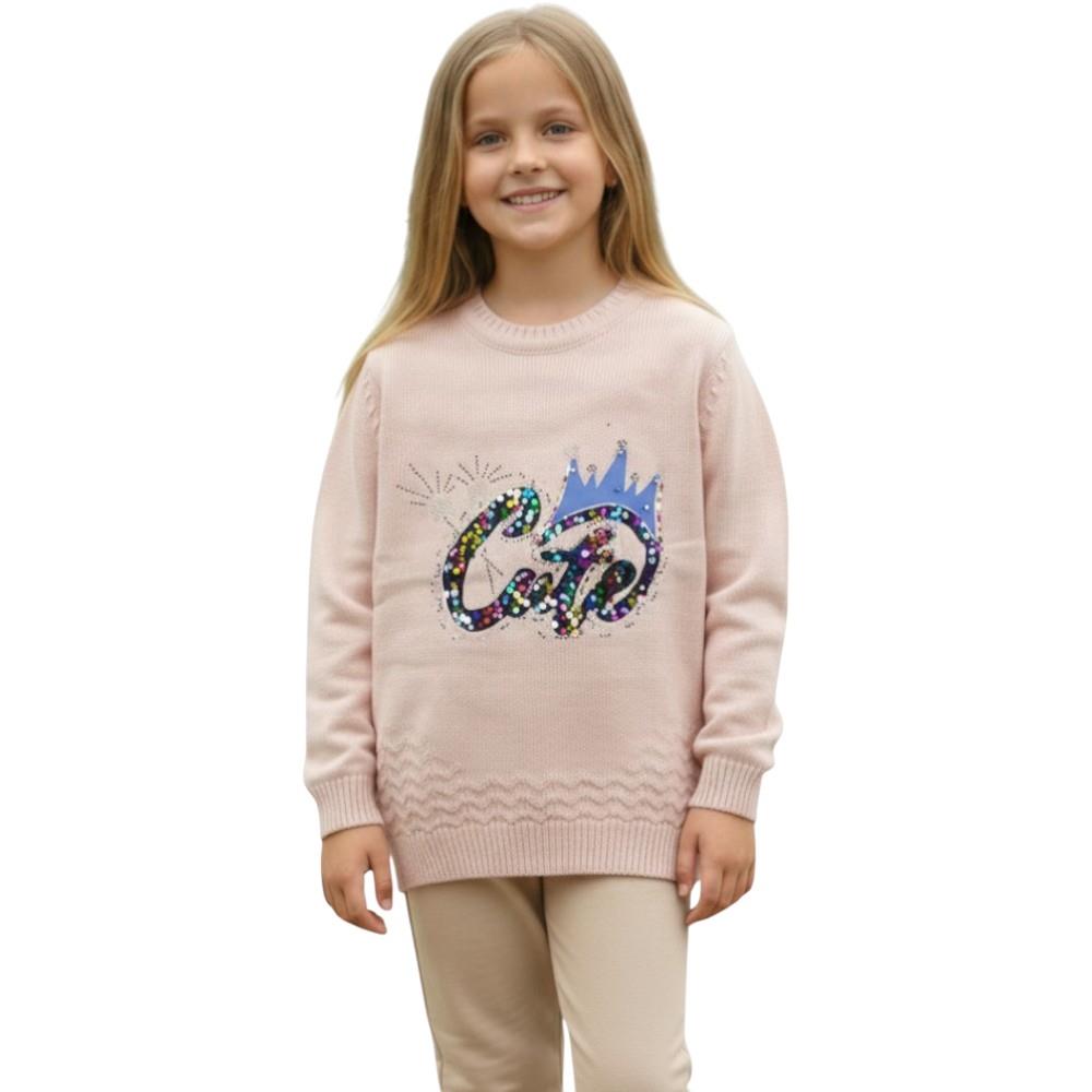 оптом детские демисезонные вязаные кофты для девочек на 5-10 лет