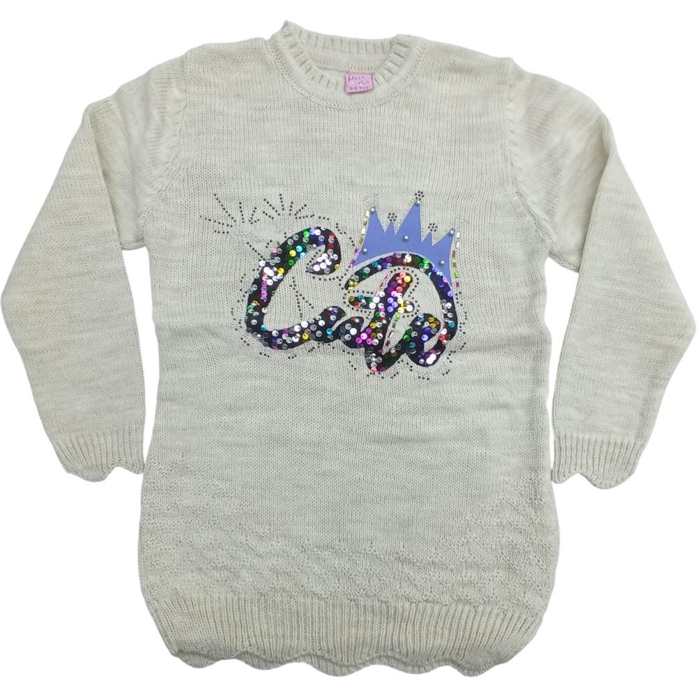 оптом детские демисезонные вязаные кофты для девочек на 5-10 лет