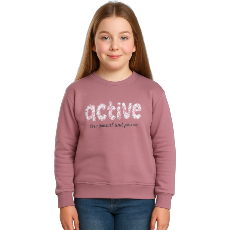 60540  toptan 3/12 yaş kız çocuklar için mevsimlik sweatshirt