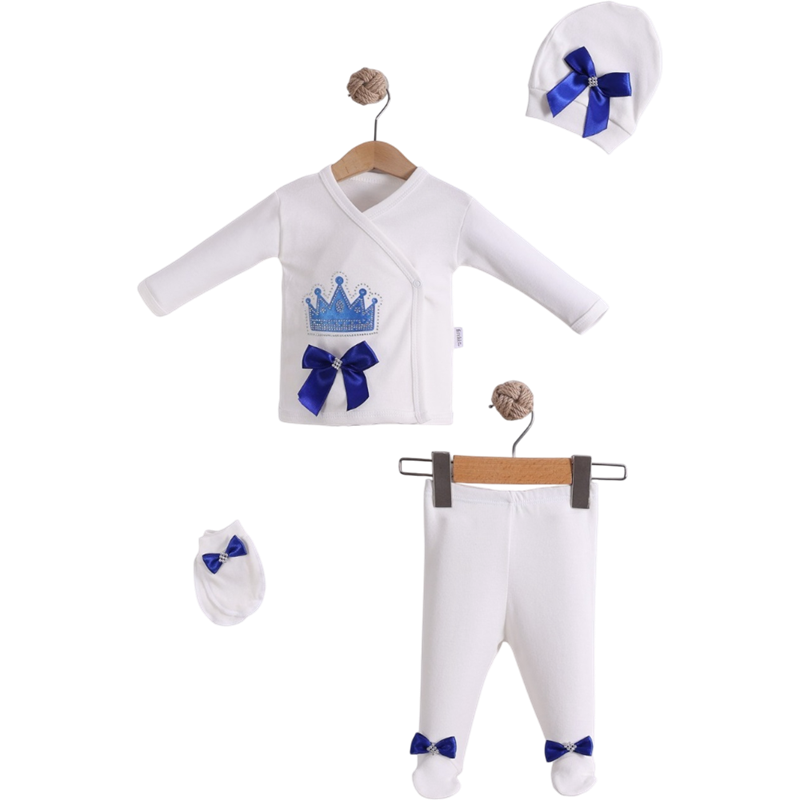 31320 toptan 0-3 aylık bebekler için 4 parçalı bebek takımları