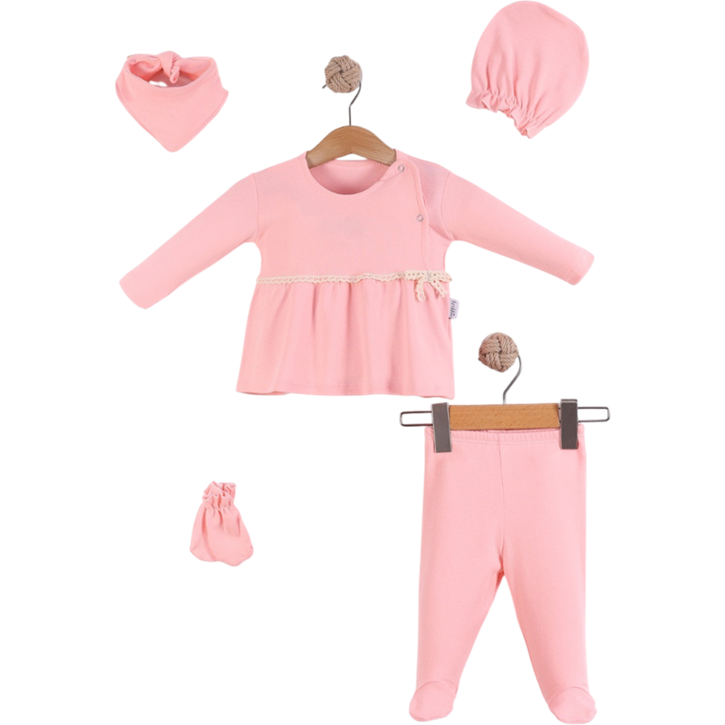 3131520 toptan 0-3 aylık bebekler için 5 parçalı bebek takımları  