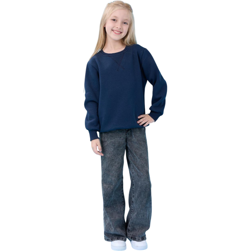 23063 toptan 10/13 yaş kız çocukları için mevsimlik sweatshirtler