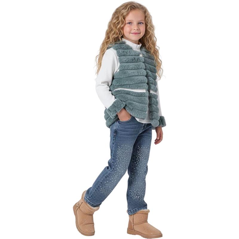 1451 toptan 3/6 yaş arası kızlar için çocuk üç parçalı takım elbise