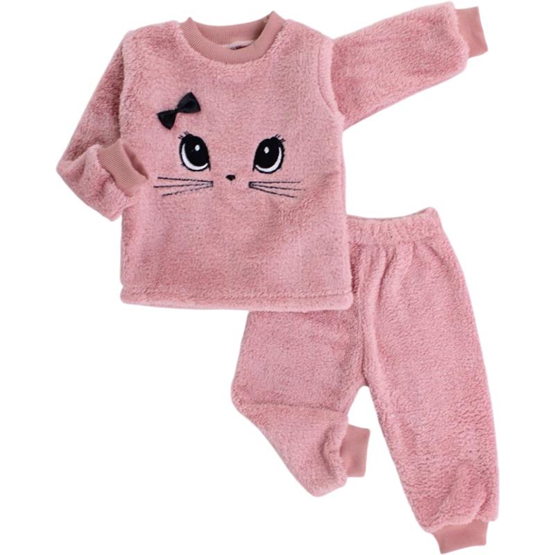 6001 toptan 1/4 kız çocuklar için kedi gözlü pelüş ikili takımlar