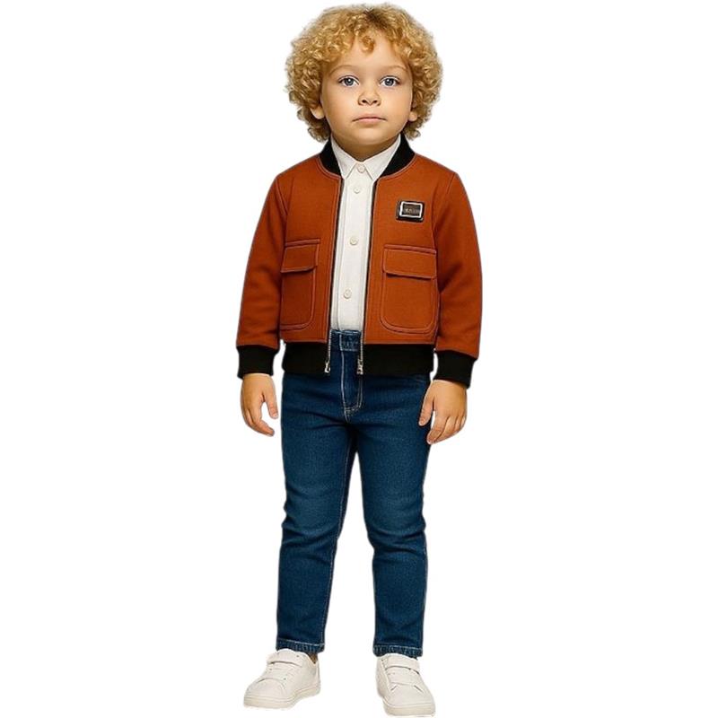 1007 toptan 3/6 yaş arası erkek çocuklar için mevsimlik üçlü takımları 