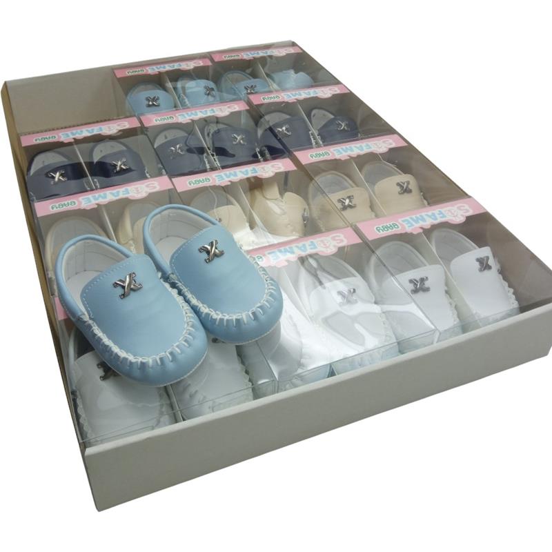 3005 toptan 12 li kutuda bebek ayakkabısı,bebek patik