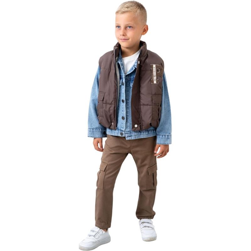 26633 toptan 5/8 yaş arası erkek çocuklar için dört parça mevsimlik takım elbise