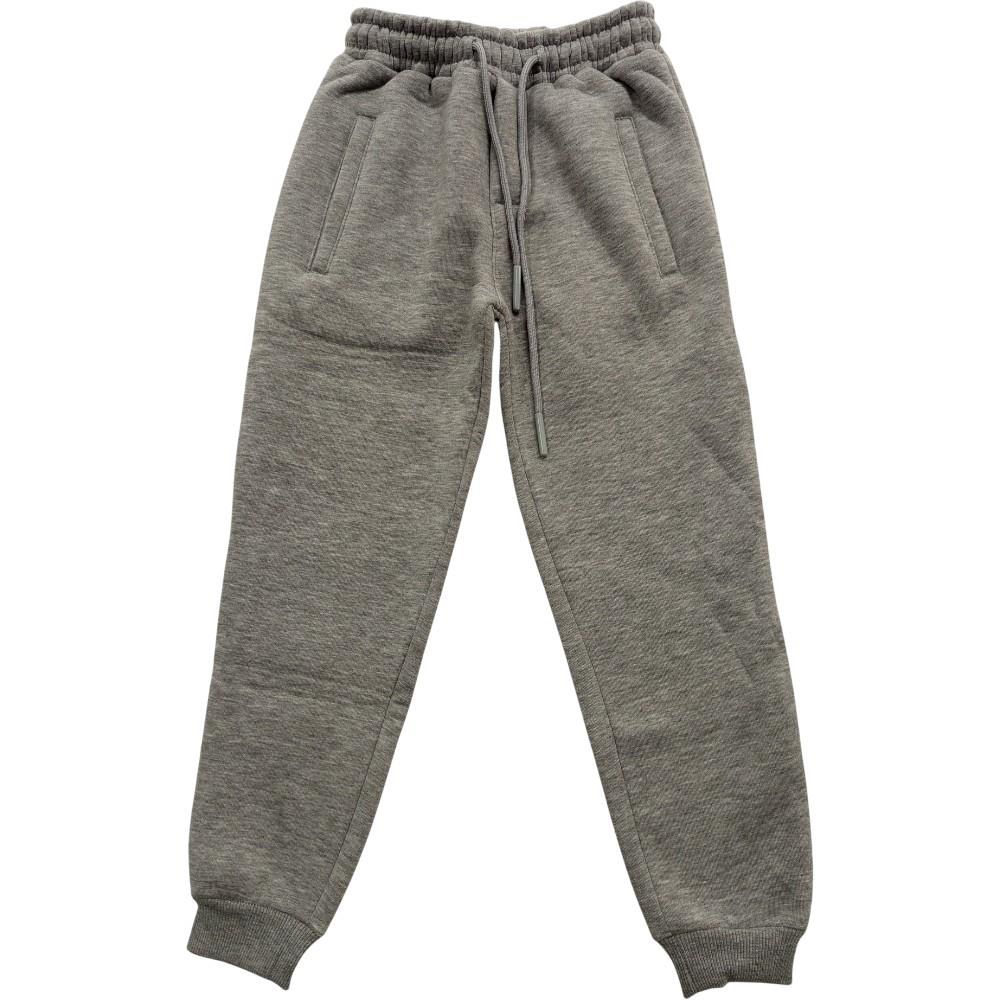 1014 toptan 7-8-9-10 yaş erkek çocuklar için kışlık üç iplik spor pantalon