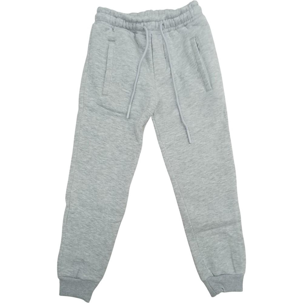 1014 toptan 12/15 yaş arası erkek çocuklar için kışlık eşofman tek alt spor pantolonları