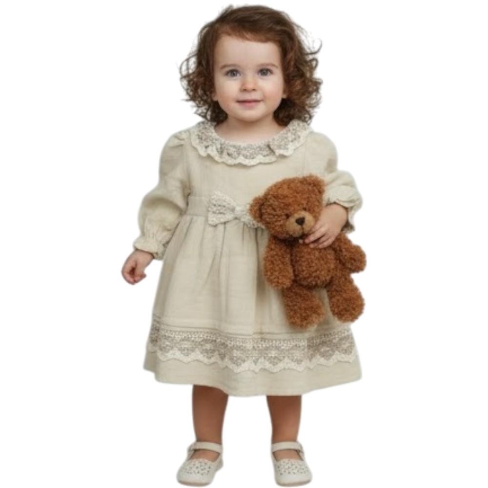 4139 оптом детские демисезонные платья для девочек на 9/24 месяцев