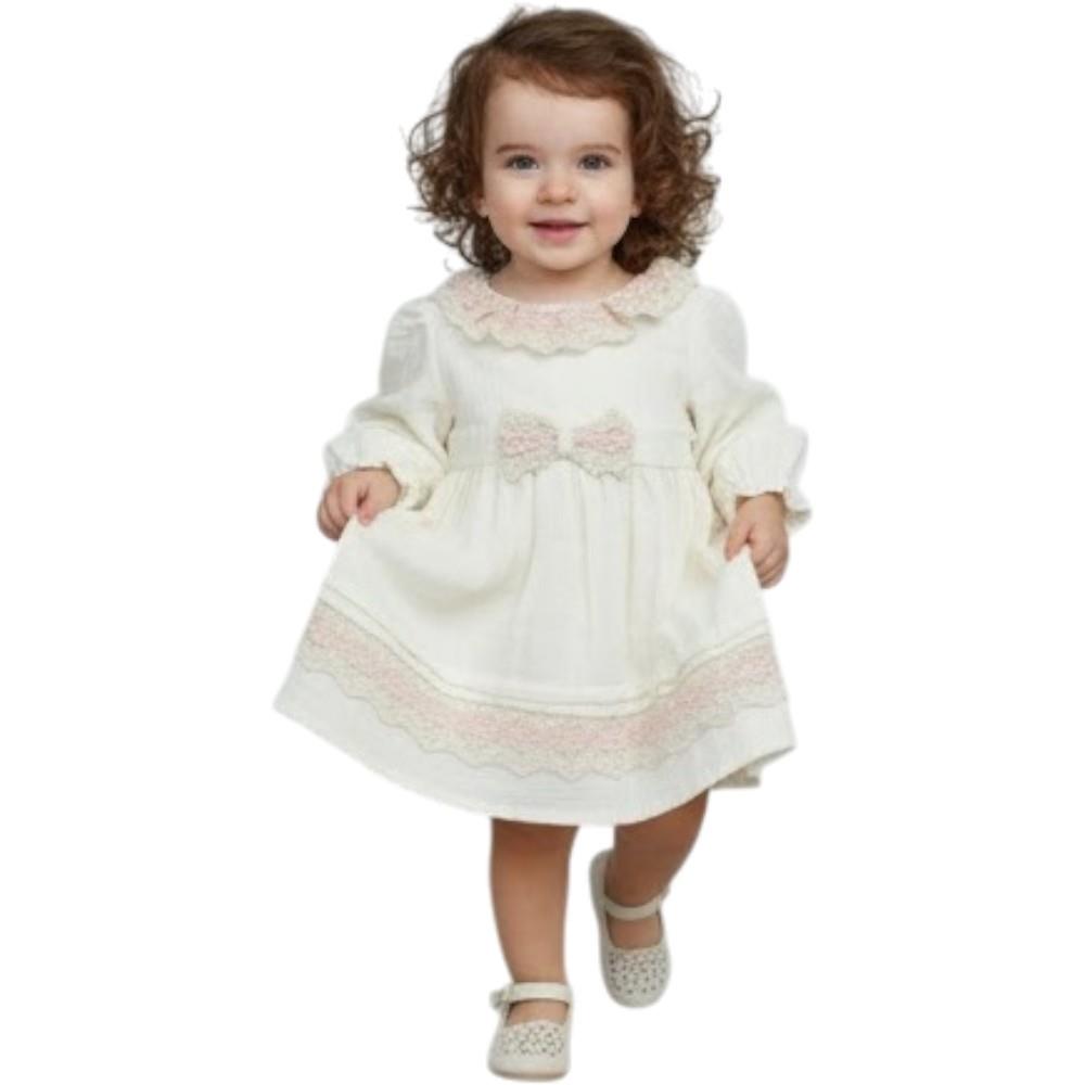 4139 оптом детские демисезонные платья для девочек на 9/24 месяцев