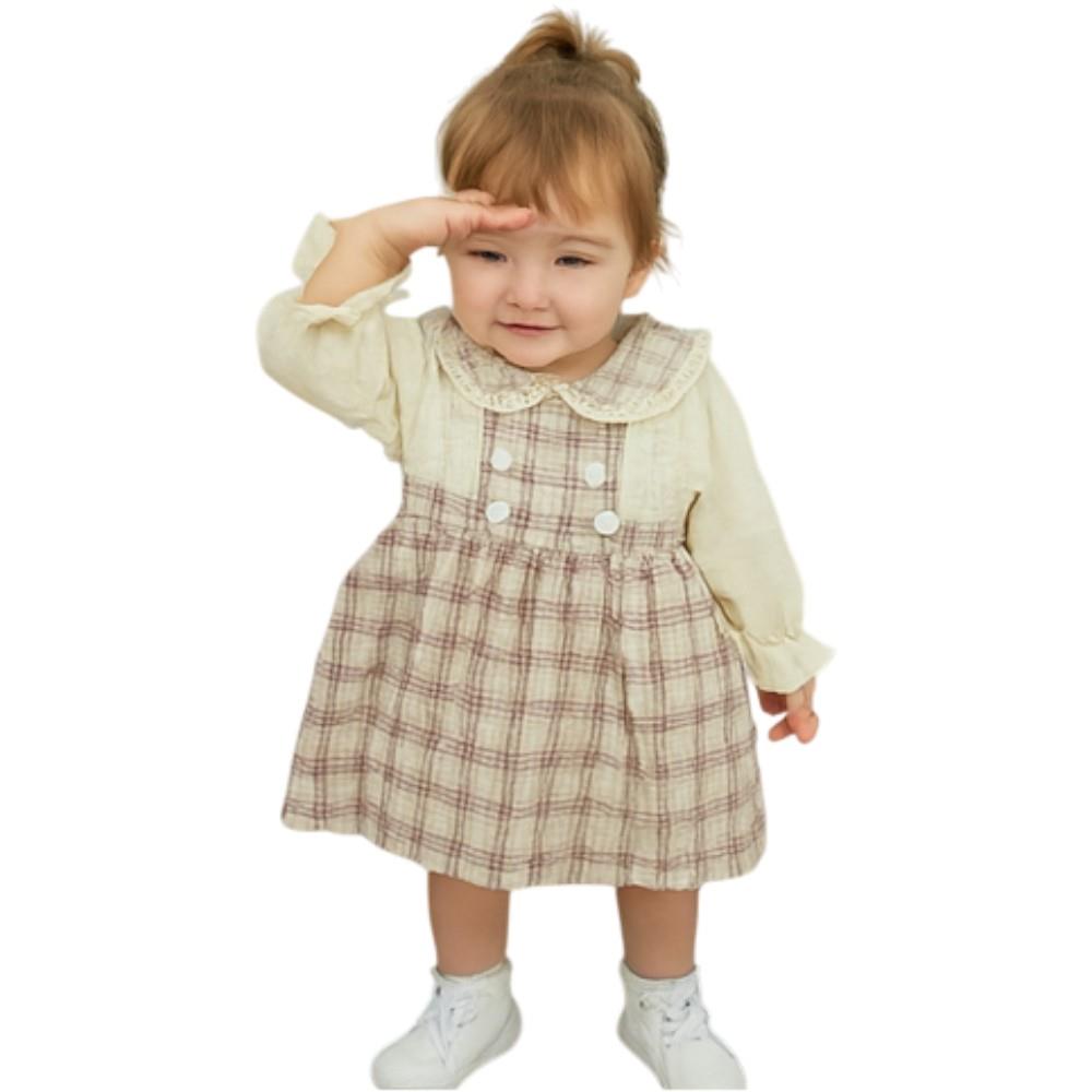 4125 wholesale children's spring-autumn dresses for girls for 2/5 years