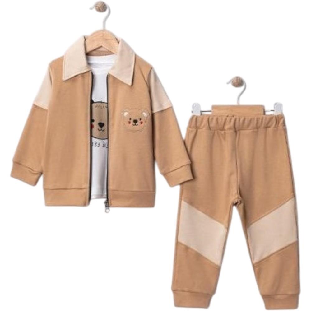 25434 toptan 9/24 ay arası erkek çocukları için üçlü mevsimlik takım elbise