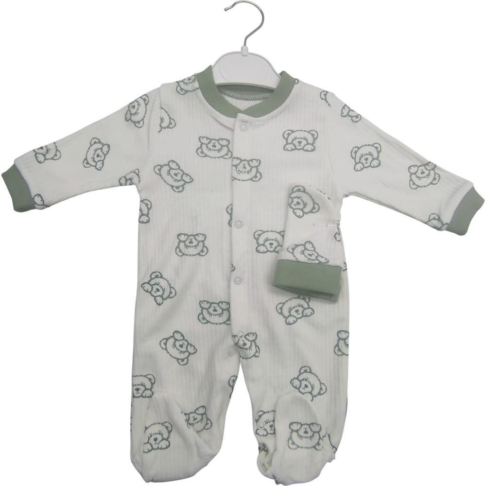 2958 wholesale baby spring-autumn overalls with a hat for babies for 3/12 months
