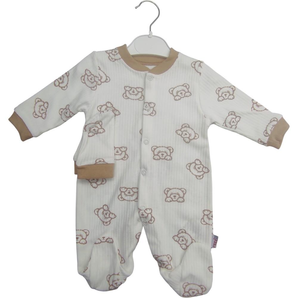 2958 wholesale baby spring-autumn overalls with a hat for babies for 3/12 months