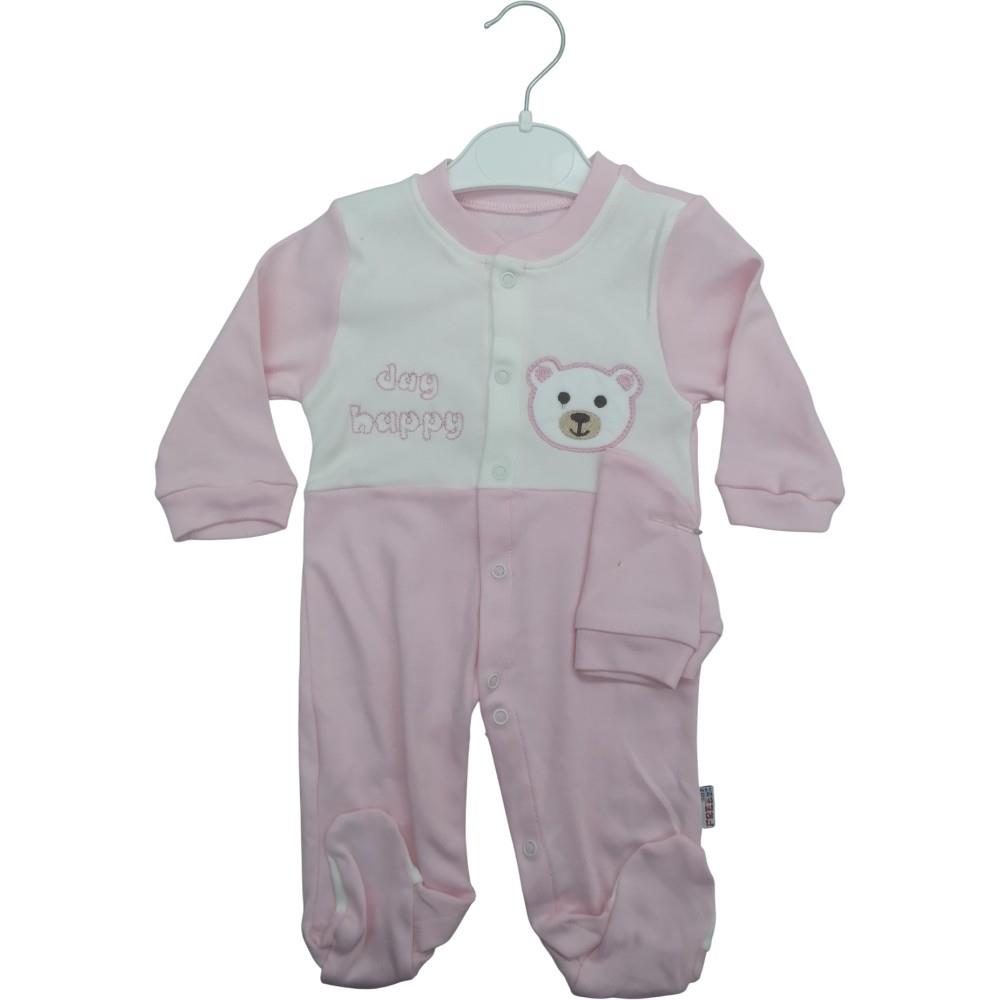 2954 wholesale baby spring-autumn overalls with a cap for babies for 3/12 months