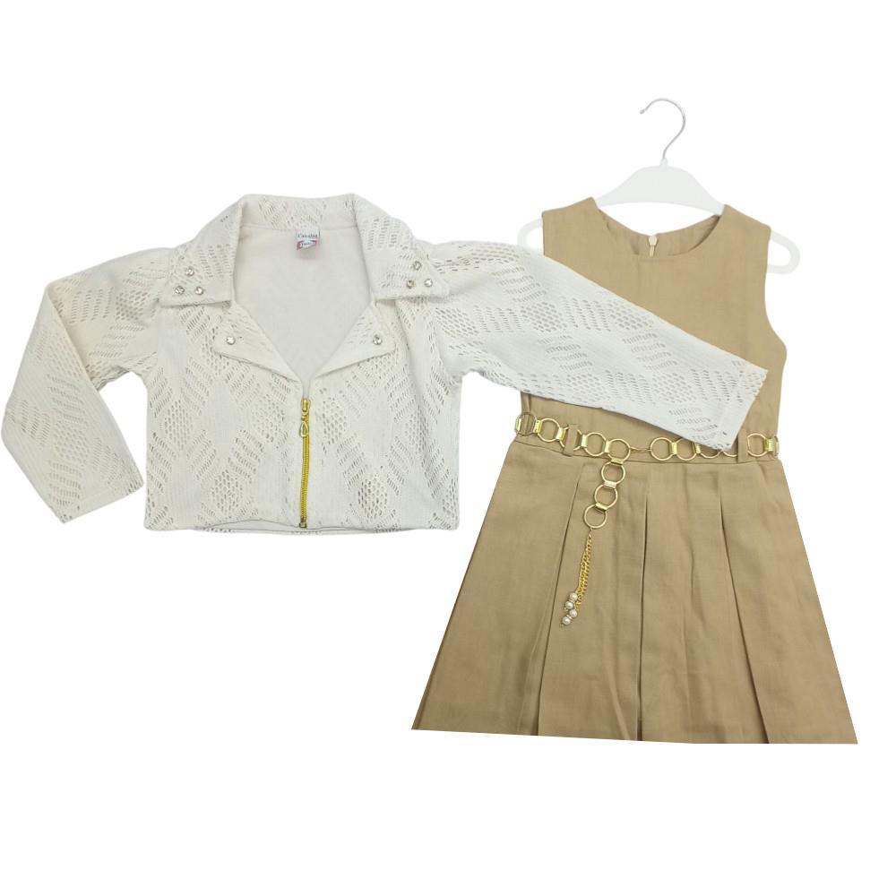 2561 wholesale children's dresses with boleros for girls for 6/9 years