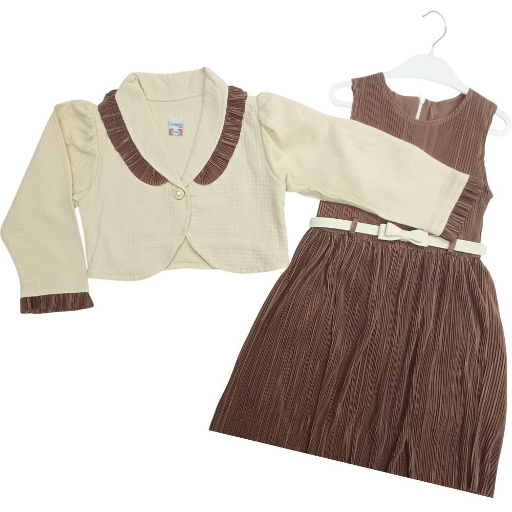 2563 wholesale children's dresses with boleros for girls for 6/9 years