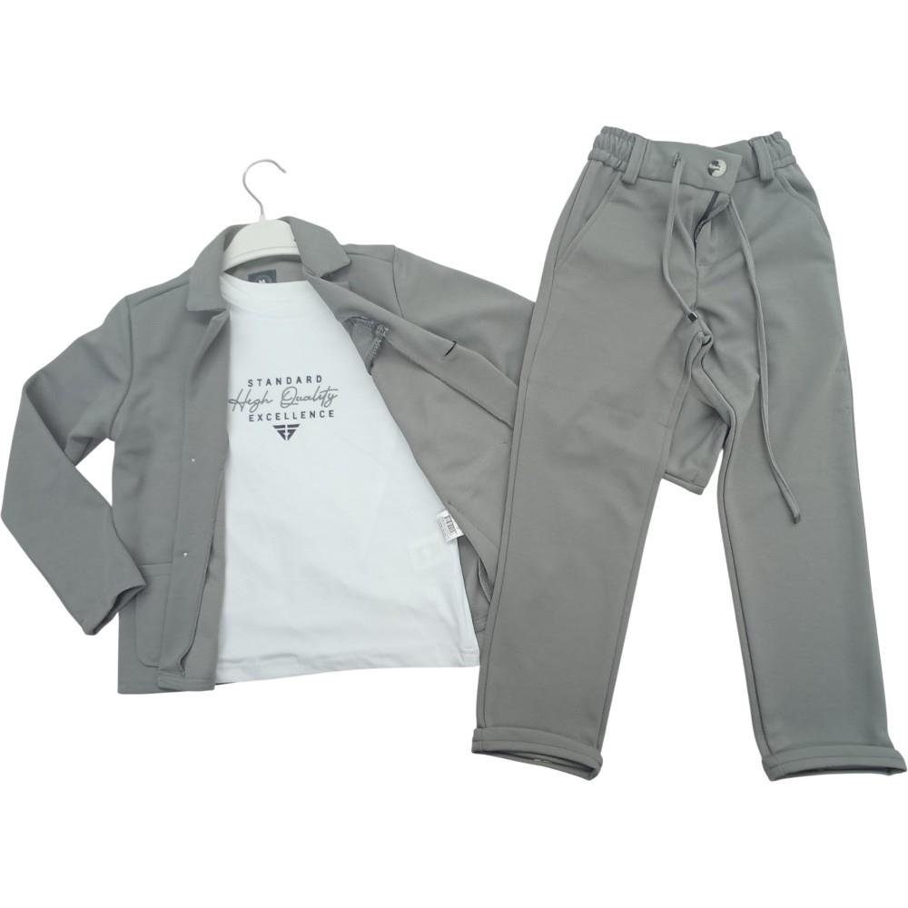 4501 wholesale children's spring-autumn three-piece suits for boys for 11/15 years