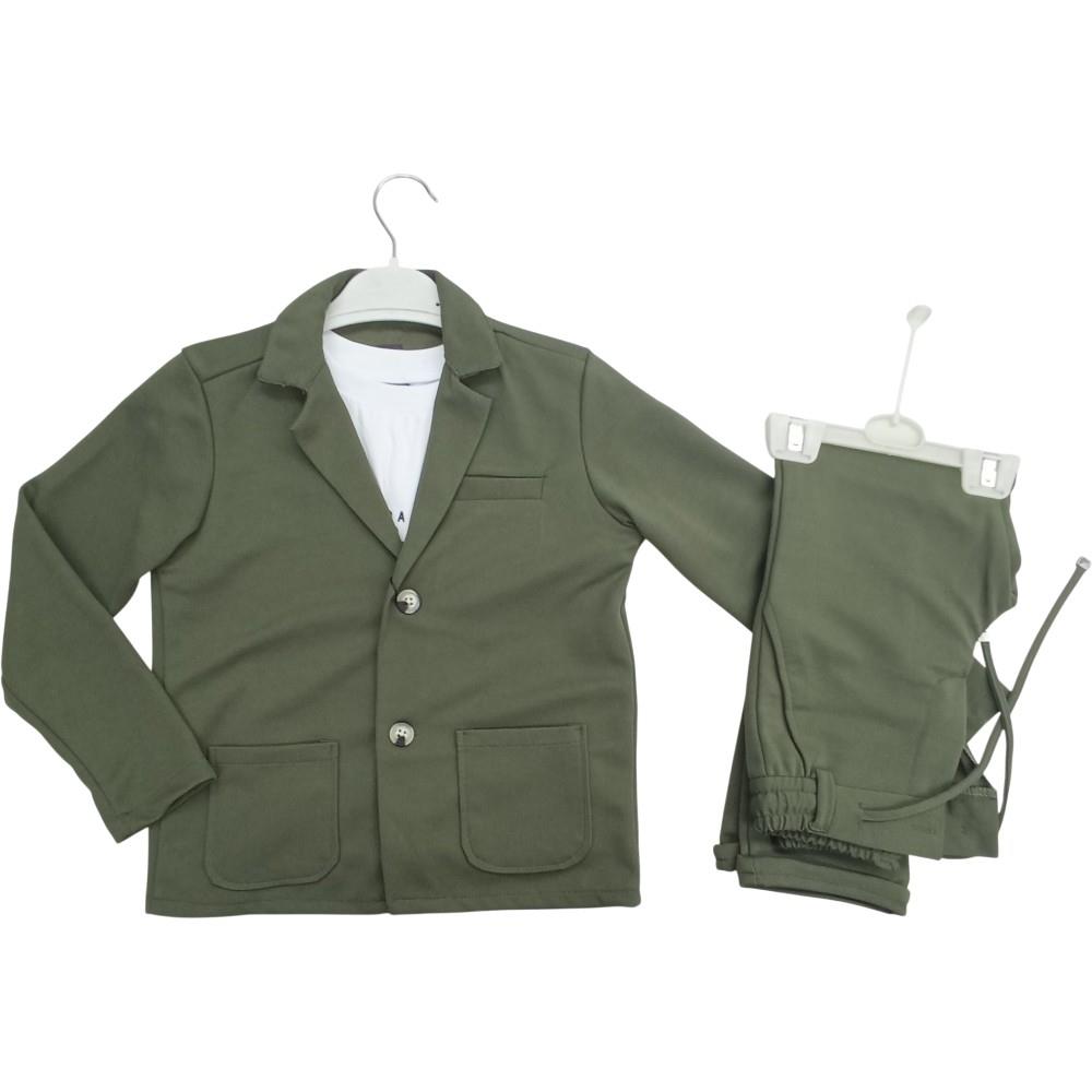 4501 wholesale children's spring-autumn three-piece suits for boys for 11/15 years