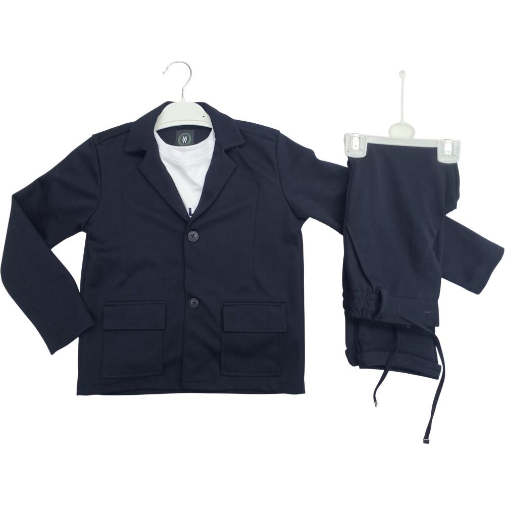 4502 wholesale children's spring-autumn three-piece suits for boys for 11/15 years