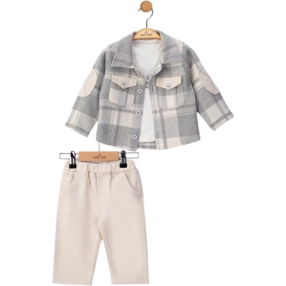 2570 wholesale children's spring-autumn three-piece suits for boys for 9/24 months