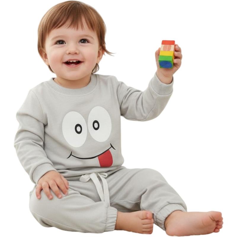 2457 toptan 9/24 aylık erkek çocuklar için mevsimlik ikili çocuk takım elbise