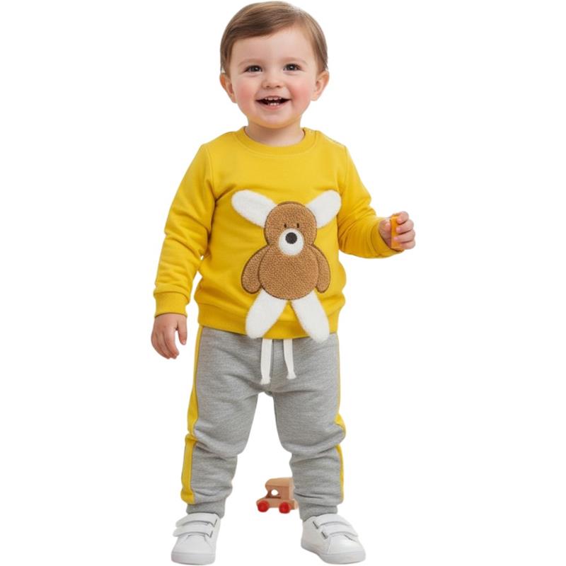 52485 toptan 9/24 aylık erkek çocuklar için mevsimlik ikili çocuk takım elbise