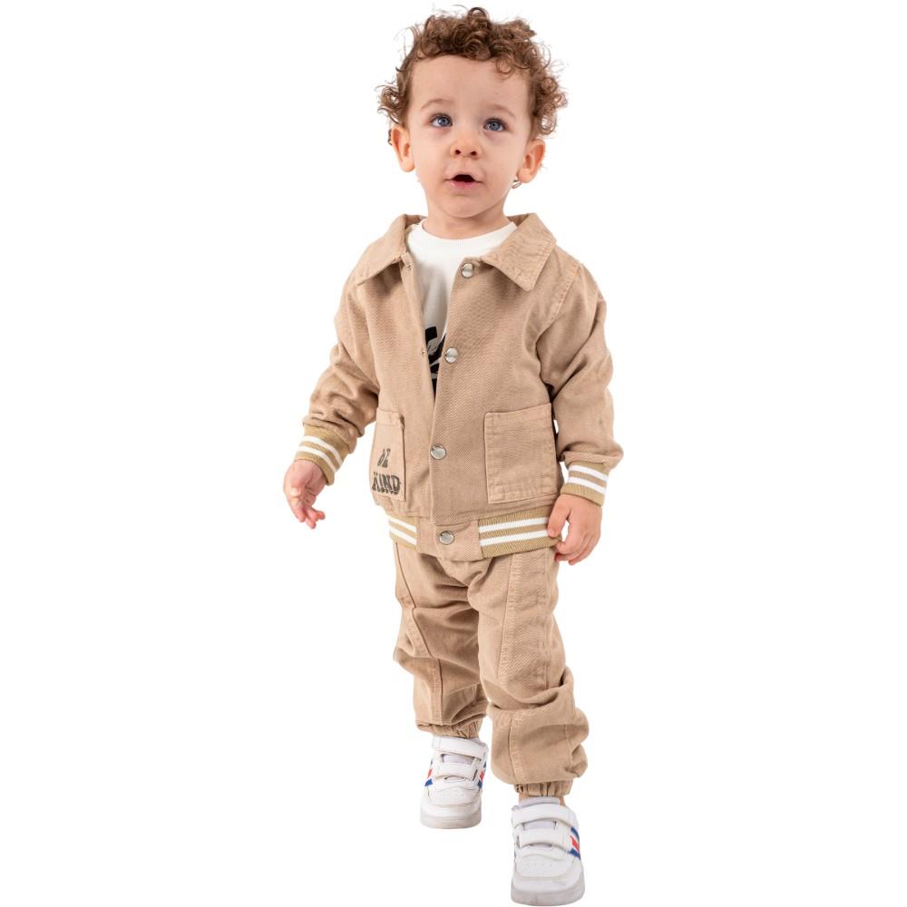 1220 wholesale children's demi-season three-piece suits for infants aged 9/24 months
