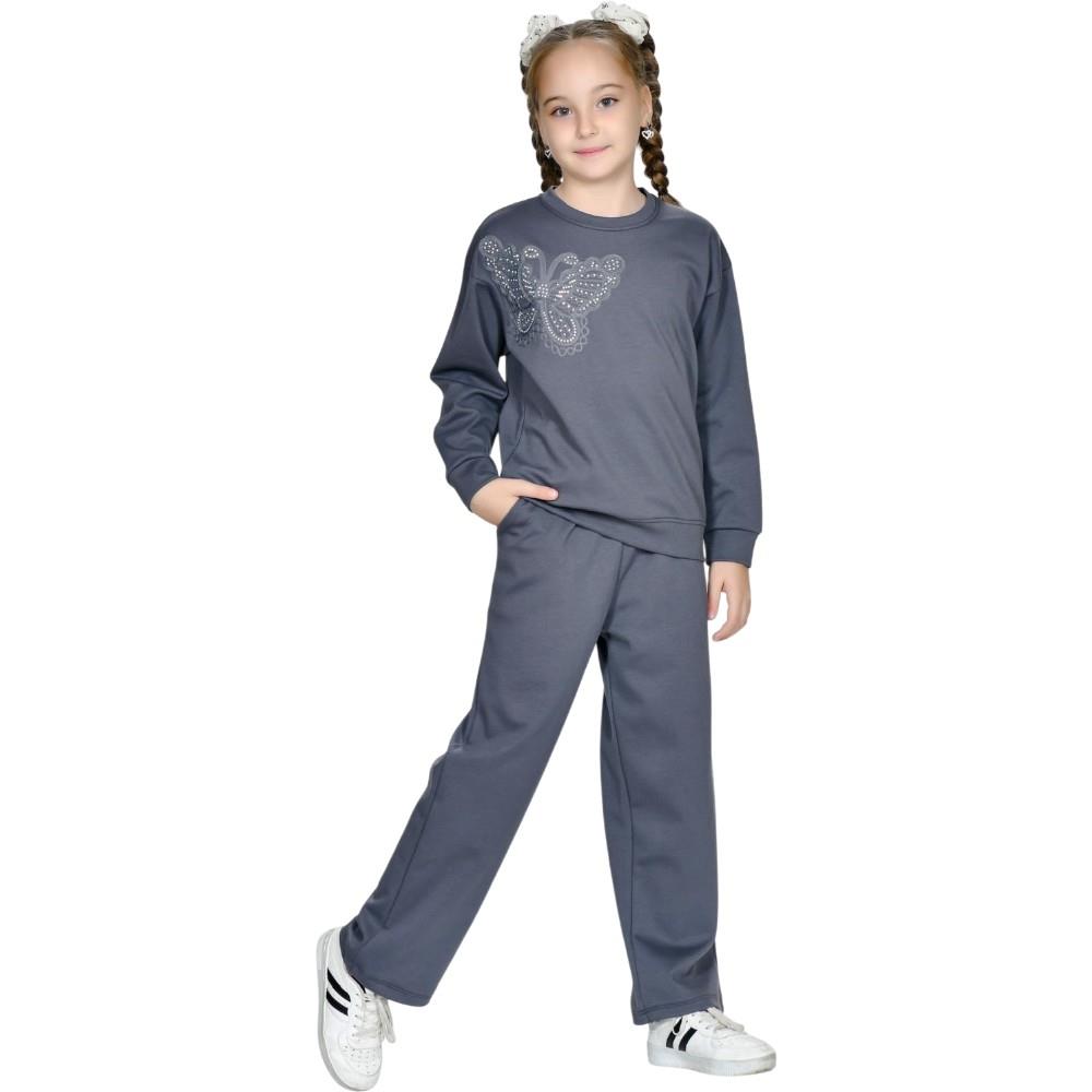 70305 Оптовая продажа демисезонных комплектов из двух предметов одежды для девочек в возрасте от 5 до 12 лет