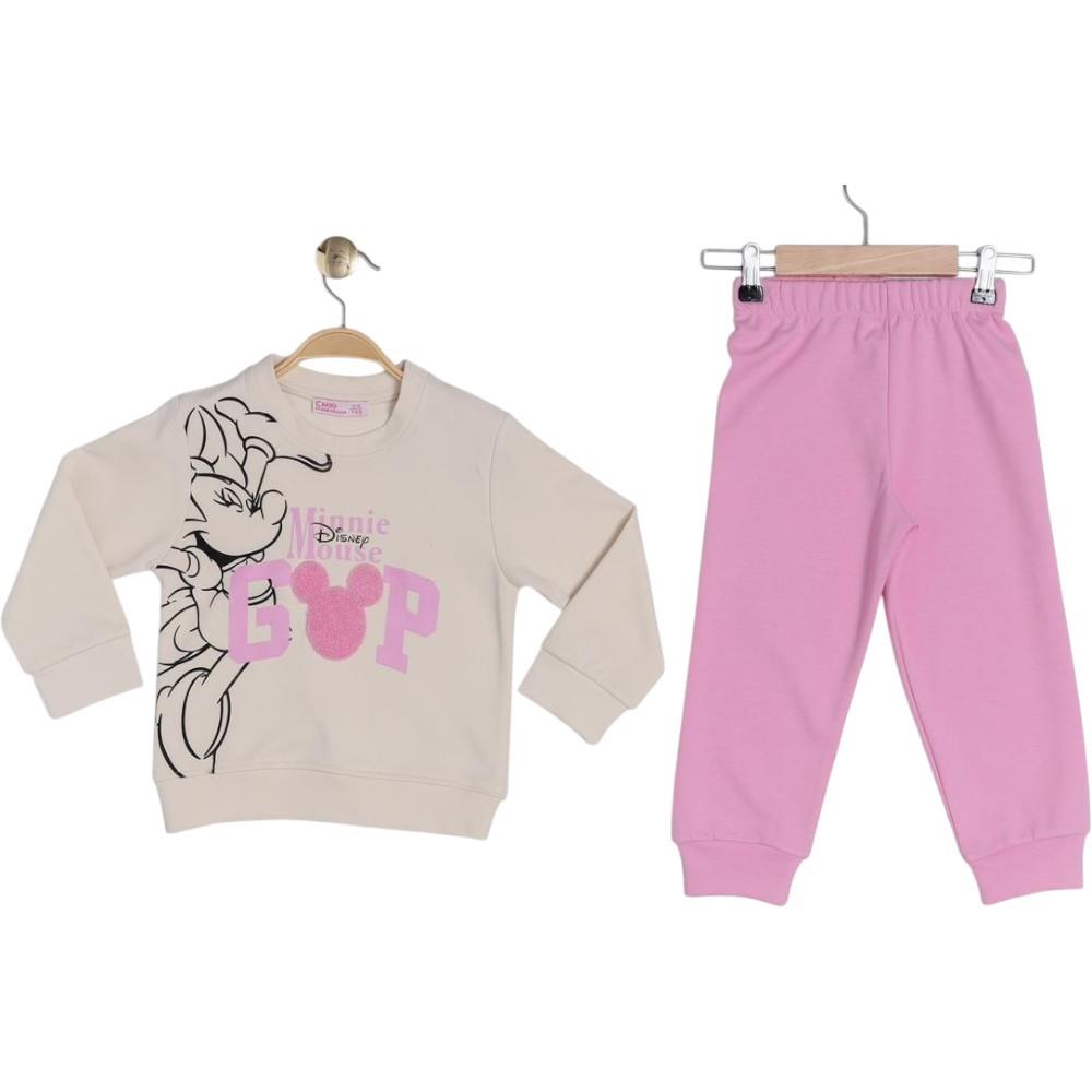 70155 Оптовая продажа демисезонных комплектов из двух предметов одежды для девочек в возрасте от 3 до 10 лет.