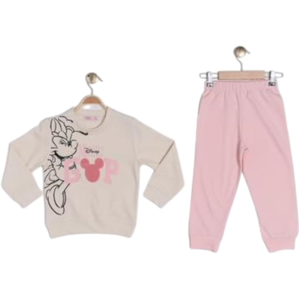 70155 Оптовая продажа демисезонных комплектов из двух предметов одежды для девочек в возрасте от 3 до 10 лет.