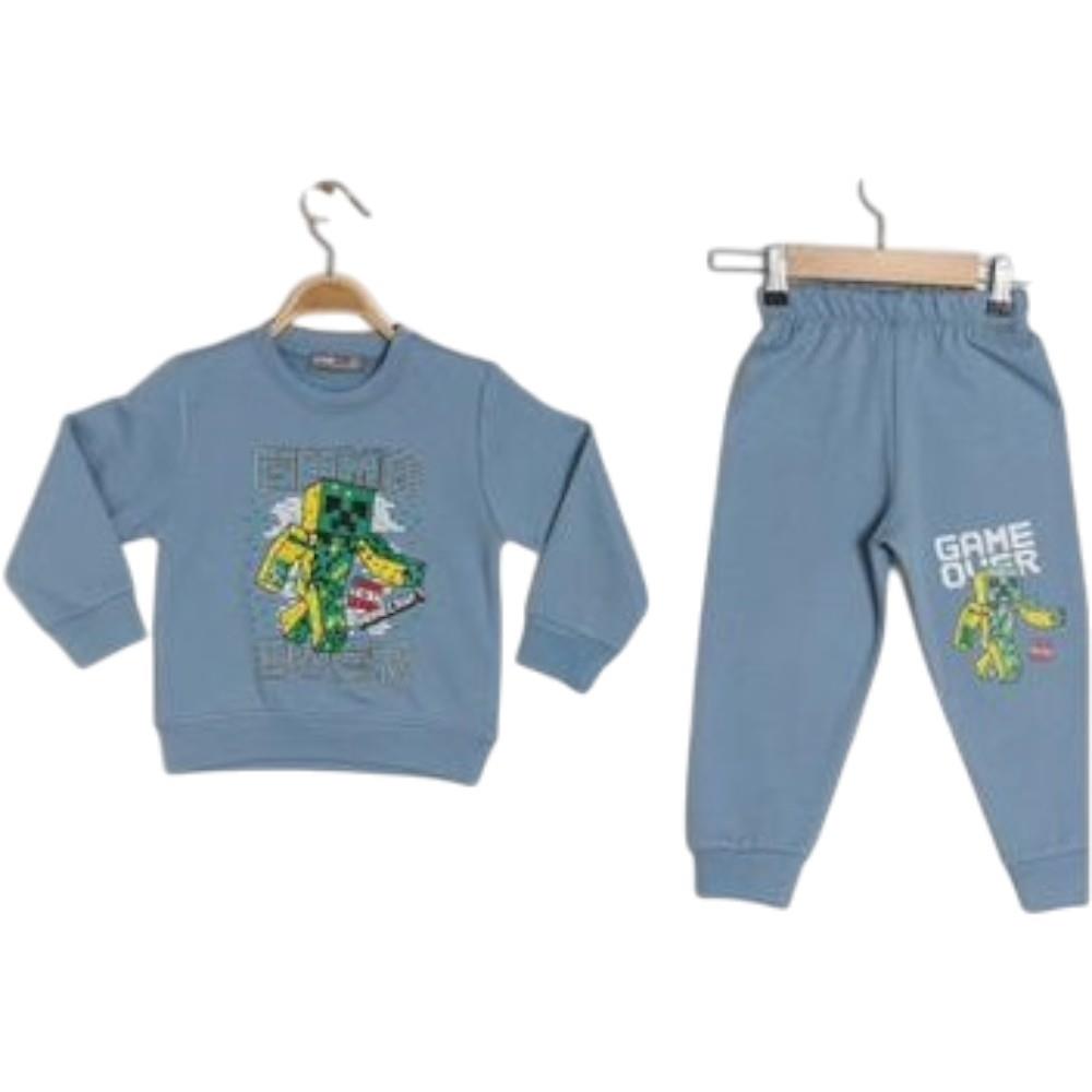 70030 Оптовая продажа демисезонных комплектов из двух предметов одежды для мальчиков в возрасте от 3 до 10 лет