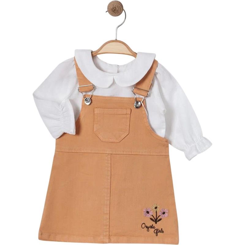 6067 wholesale children's sundresses with a blouse for girls 9/24 months