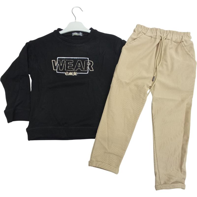 70255 toptan 5-12 yaş arası erkek çocuklar için mevsimlik iki parçalı takım 