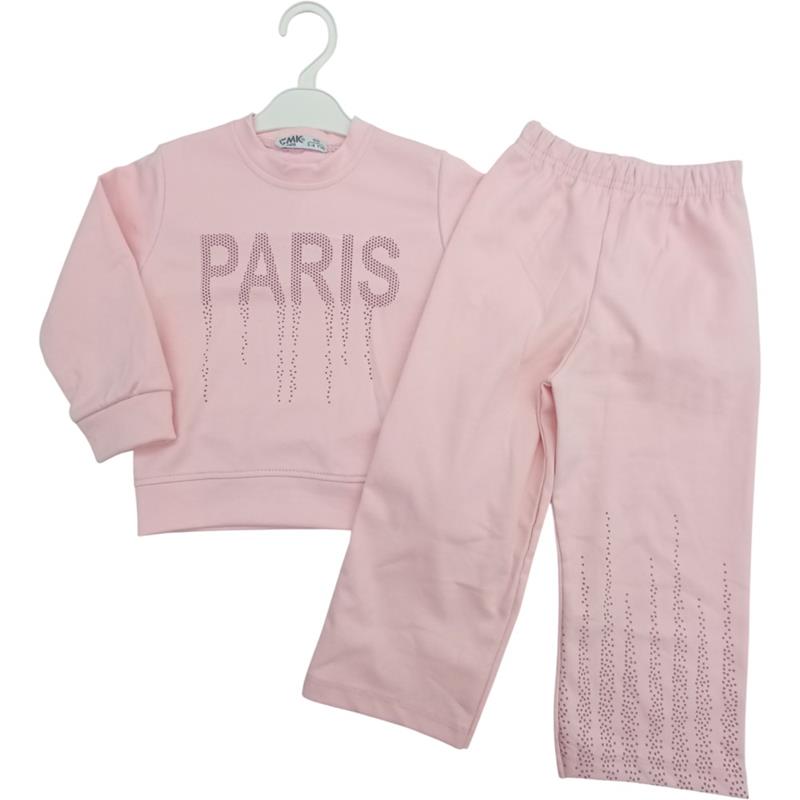 70145 toptan 3/10 yaş arası kız çocuklar için mevsimlik iki parçalı takım